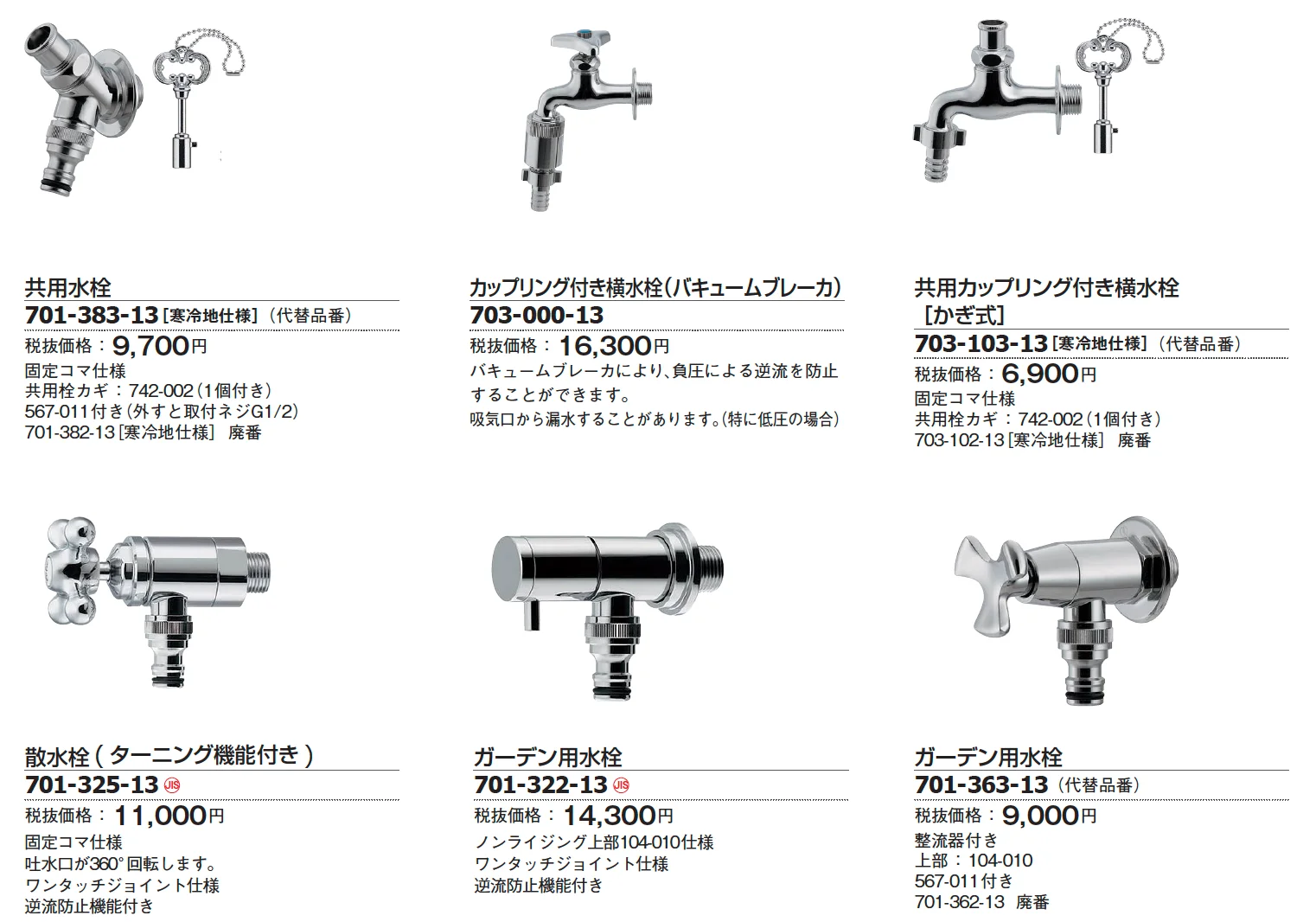 ガーデン用水栓【2024年版】_価格_3